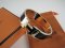 Hermes Black Enamel Clic H Bracelet Narrow Width (18mm) In Gold